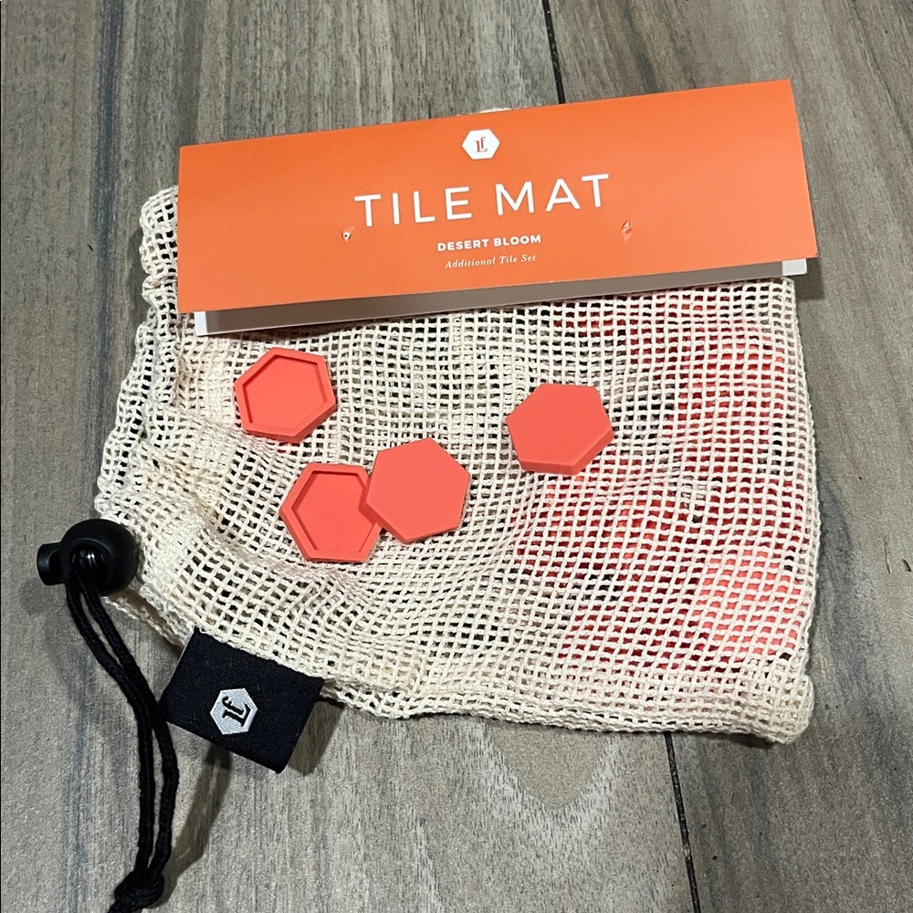 Letterfolk tile mat tiles desert bloom